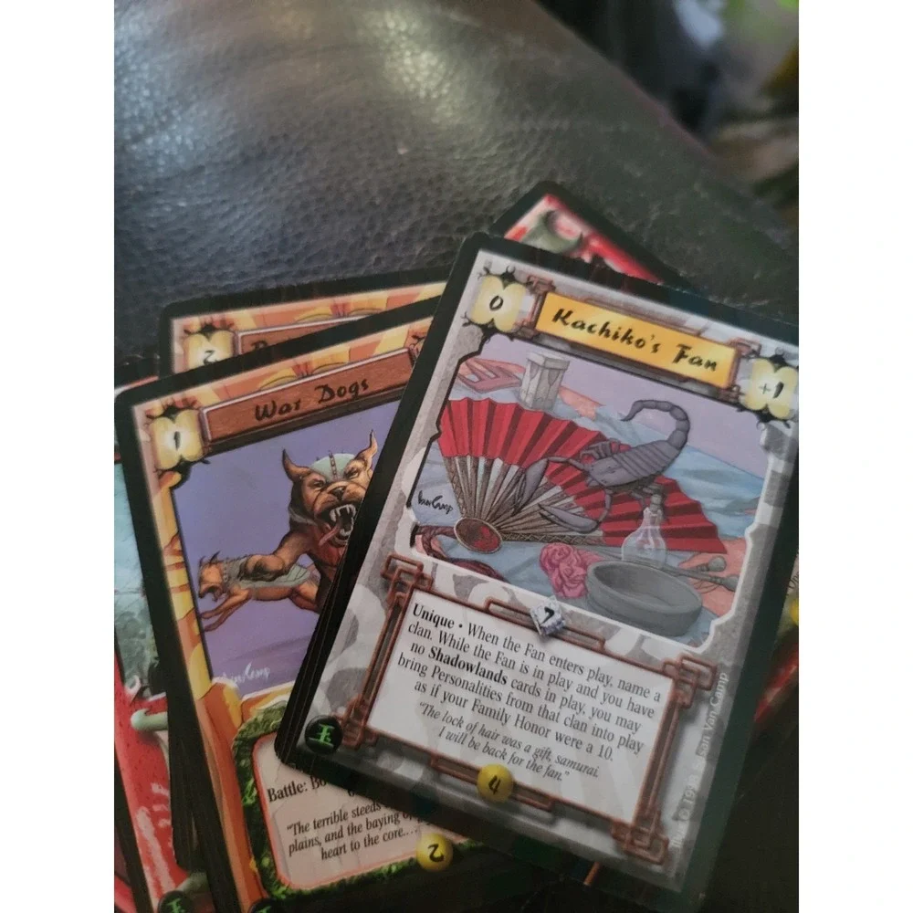 32x Vintage 1998 CCG Card Lot — Legend of the Five‎ Rings L5R
